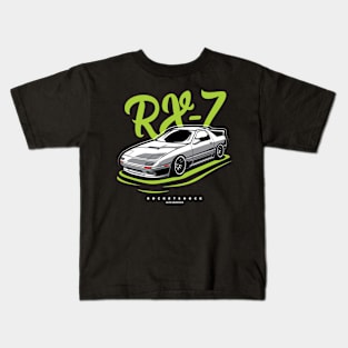 FCRX7 jdm white comet Kids T-Shirt